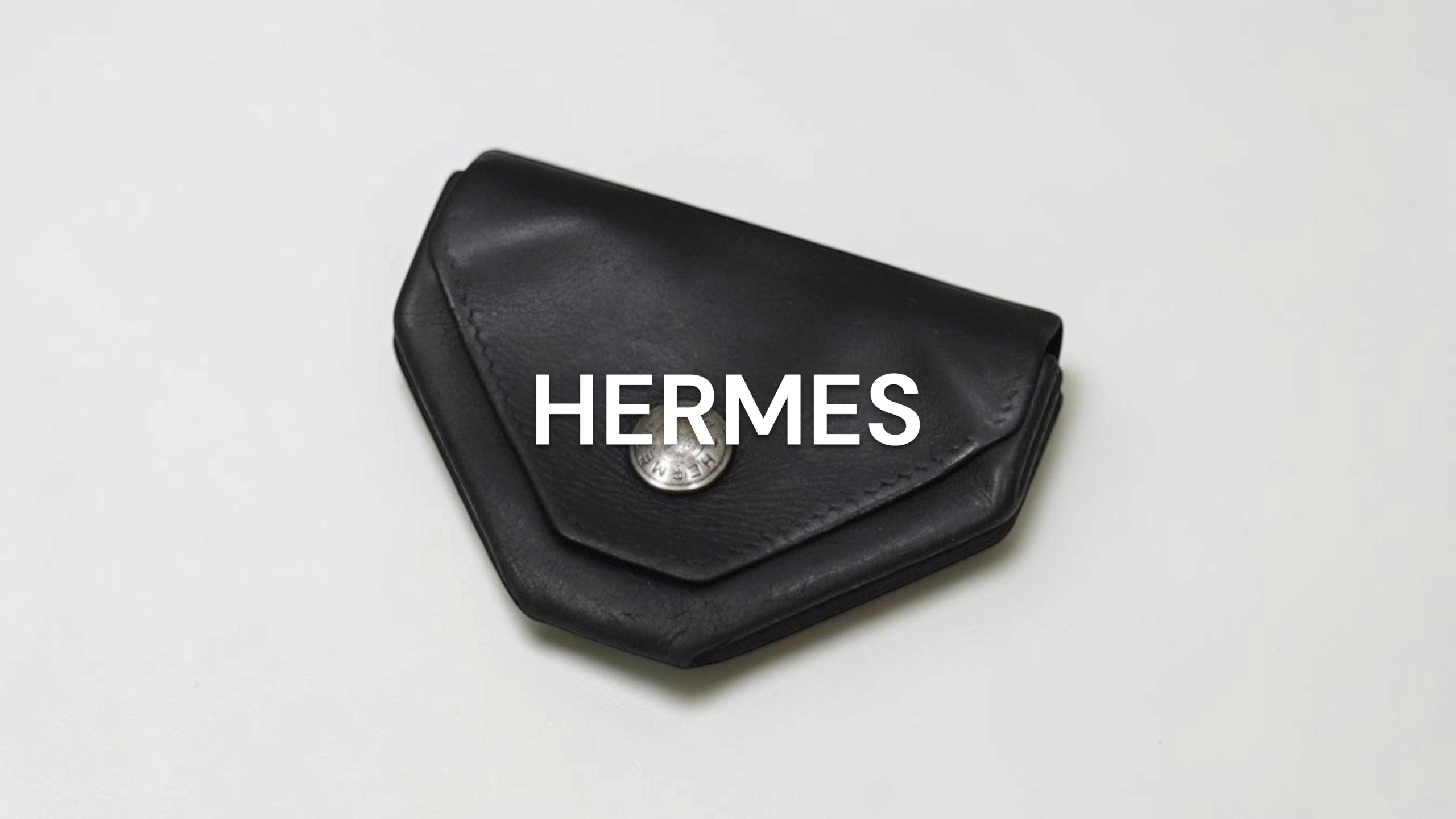 エルメス　小物入れ 新入荷】HERMES（エルメス） レザーコインケース ブラック