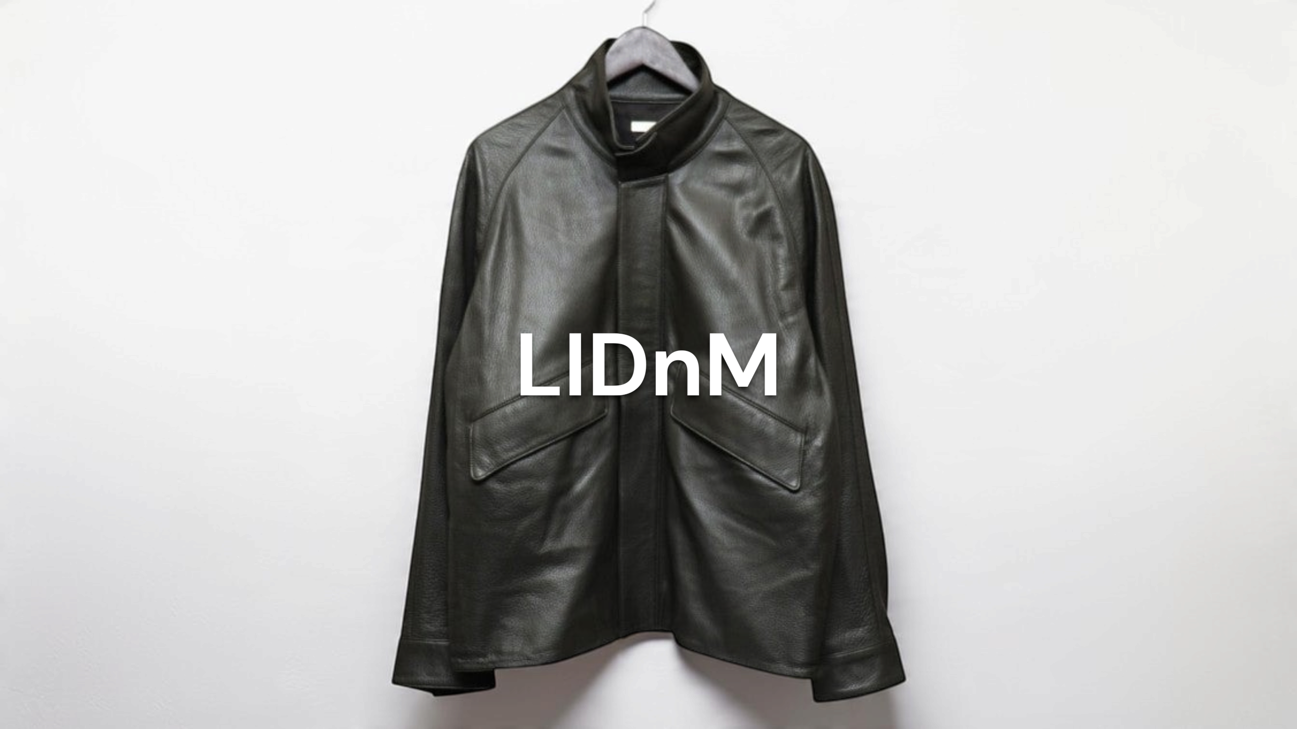 新入荷】LIDnM（リドム） 2023SS VINTAGE GOAT RIDING BLOUSON レザー
