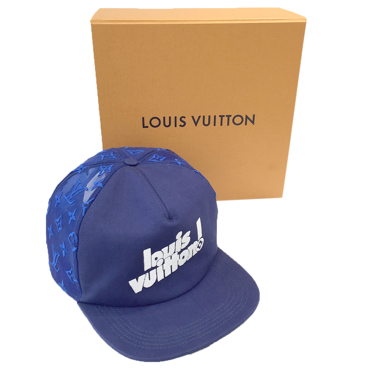 LOUIS VUITTON   メンズ LVメッセージ  メッシュCAP正規品国内正規店で購入致しました