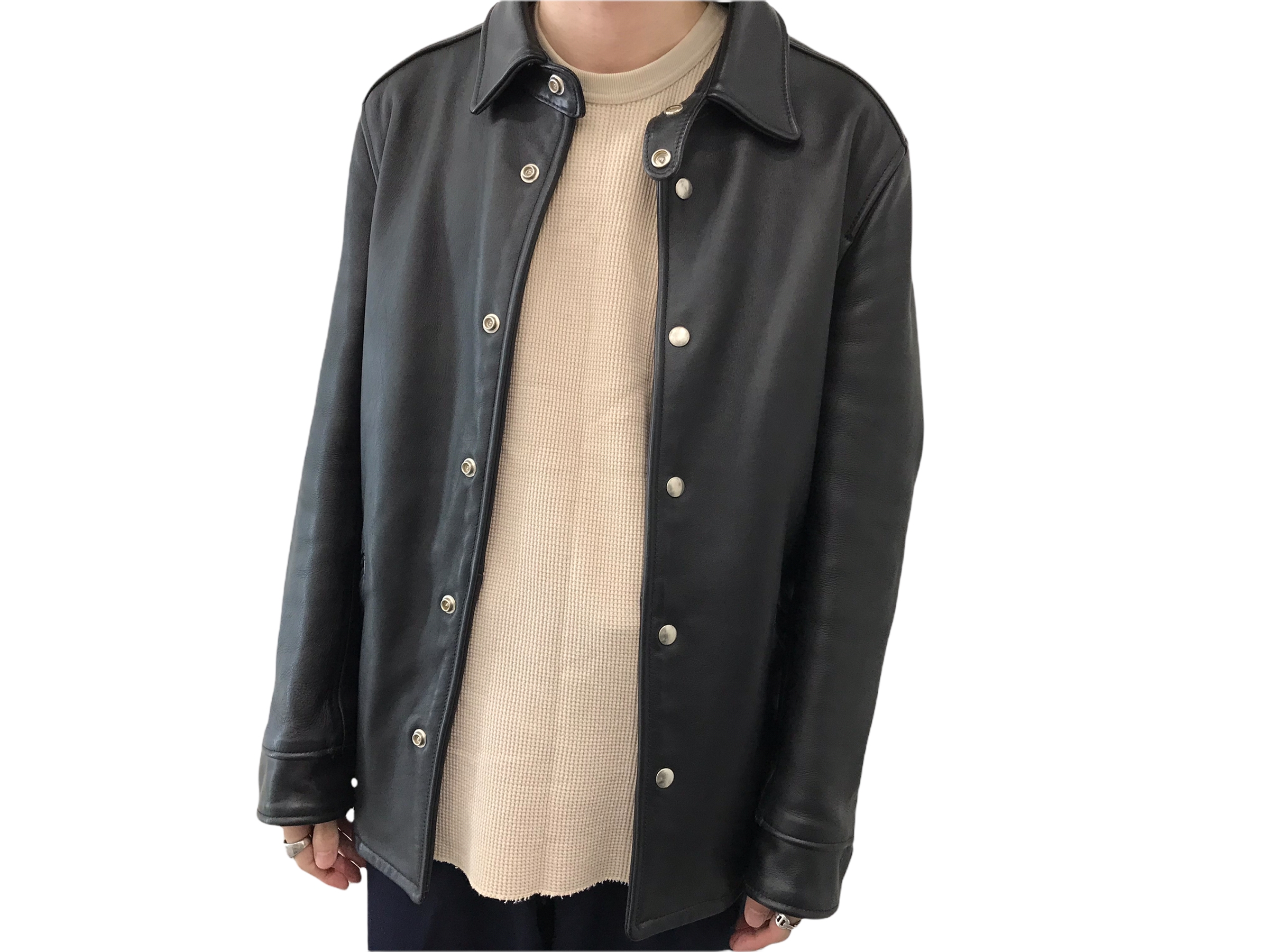 eye COMME des GARCONS JUNYAWATANABE MAN×schott】レザージャケット 