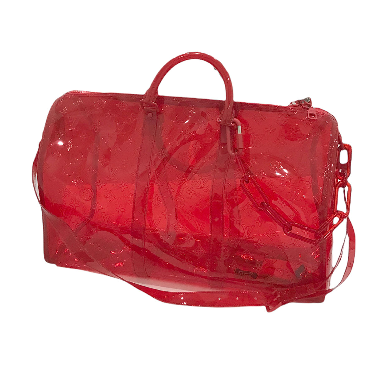 Louis Vuitton/ルイヴィトン】キーポールバンドリエール50 PVCボストン 