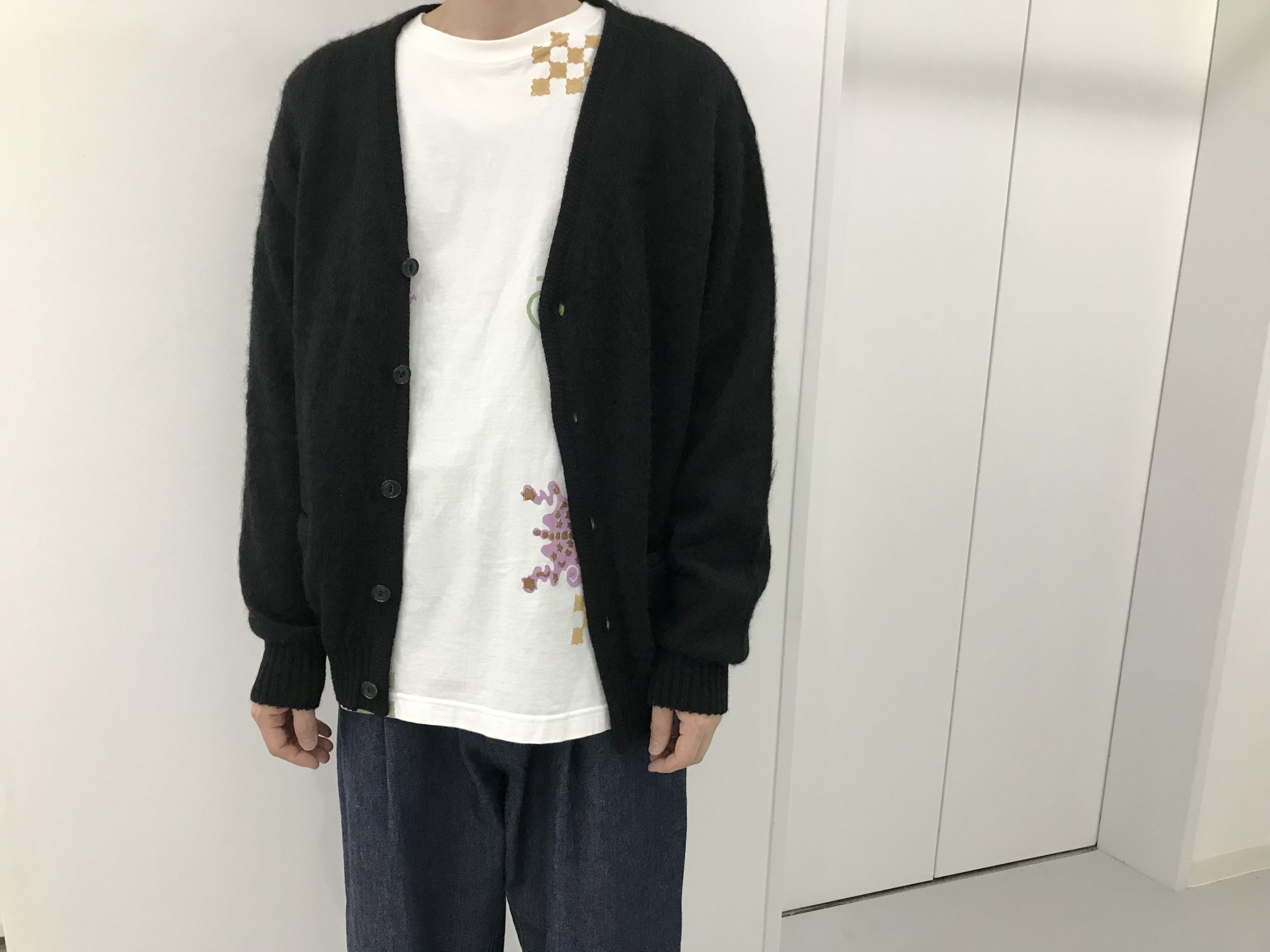 ワコマリア WACKO MARIA MIX MOHAIR CARDIGAN モヘアカーディガン パープル サイズ：S WACKO MARIA (  ワコマリア) MOHAIR CARDIGAN( ワコマリア　wacko maria mohair cardigan