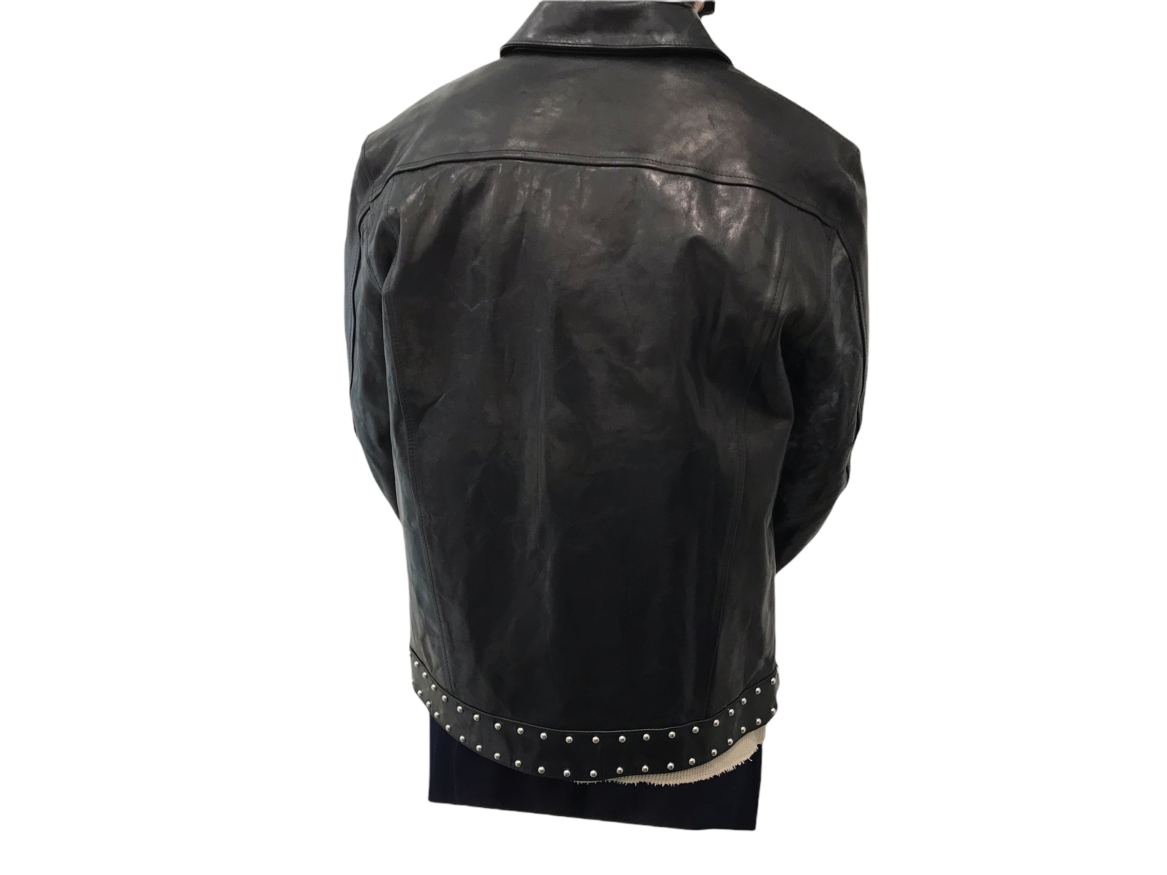 YOHJI YAMAMOTO pour homme×ISAMU KATAYAMA BACKLASH】レザー 