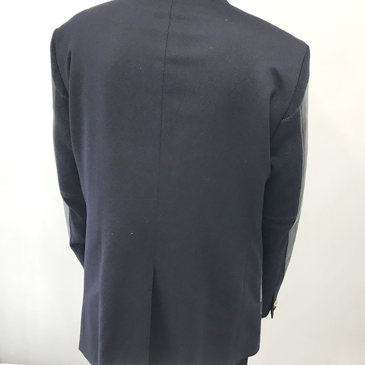 JUNYA WATANABE CdG MAN×BROOKS BROTHERS】レザー切替テーラード 