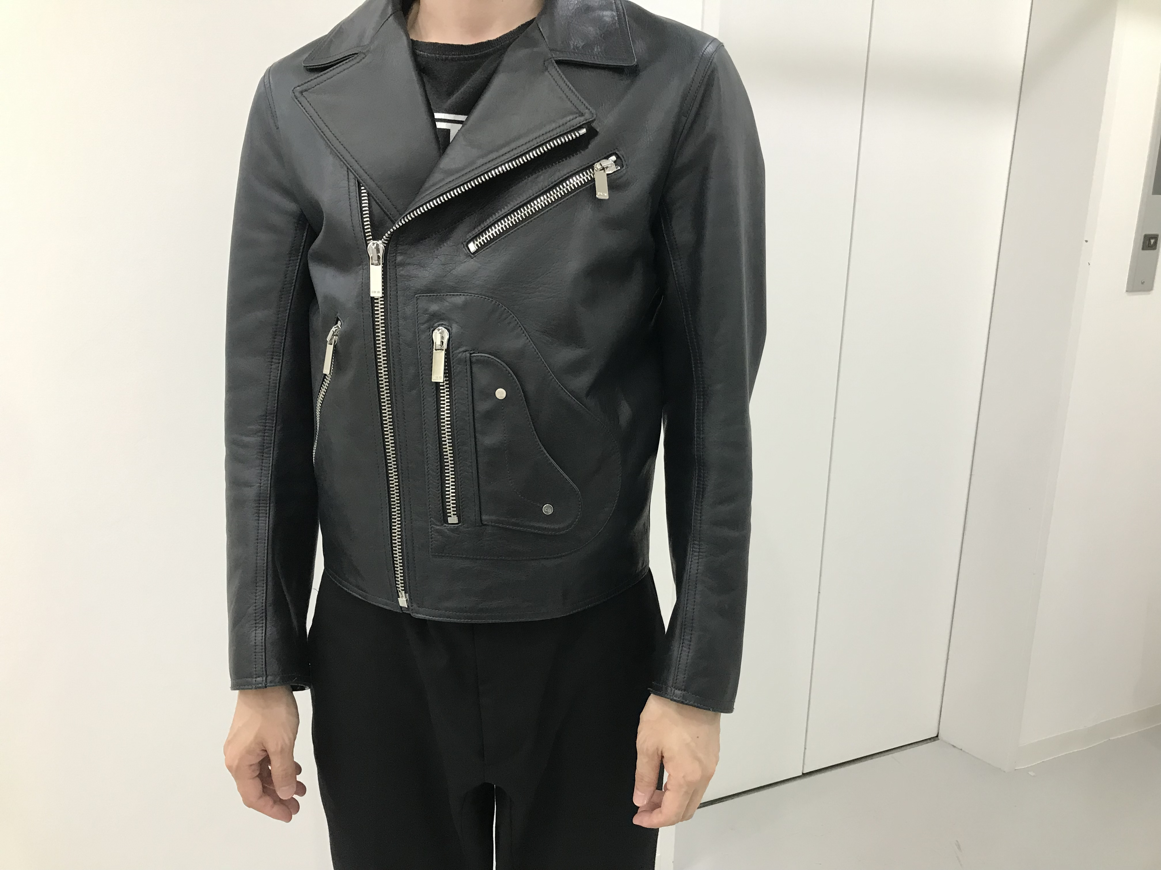 DIOR】サドルポケットレザーライダースジャケット【買取入荷情報 