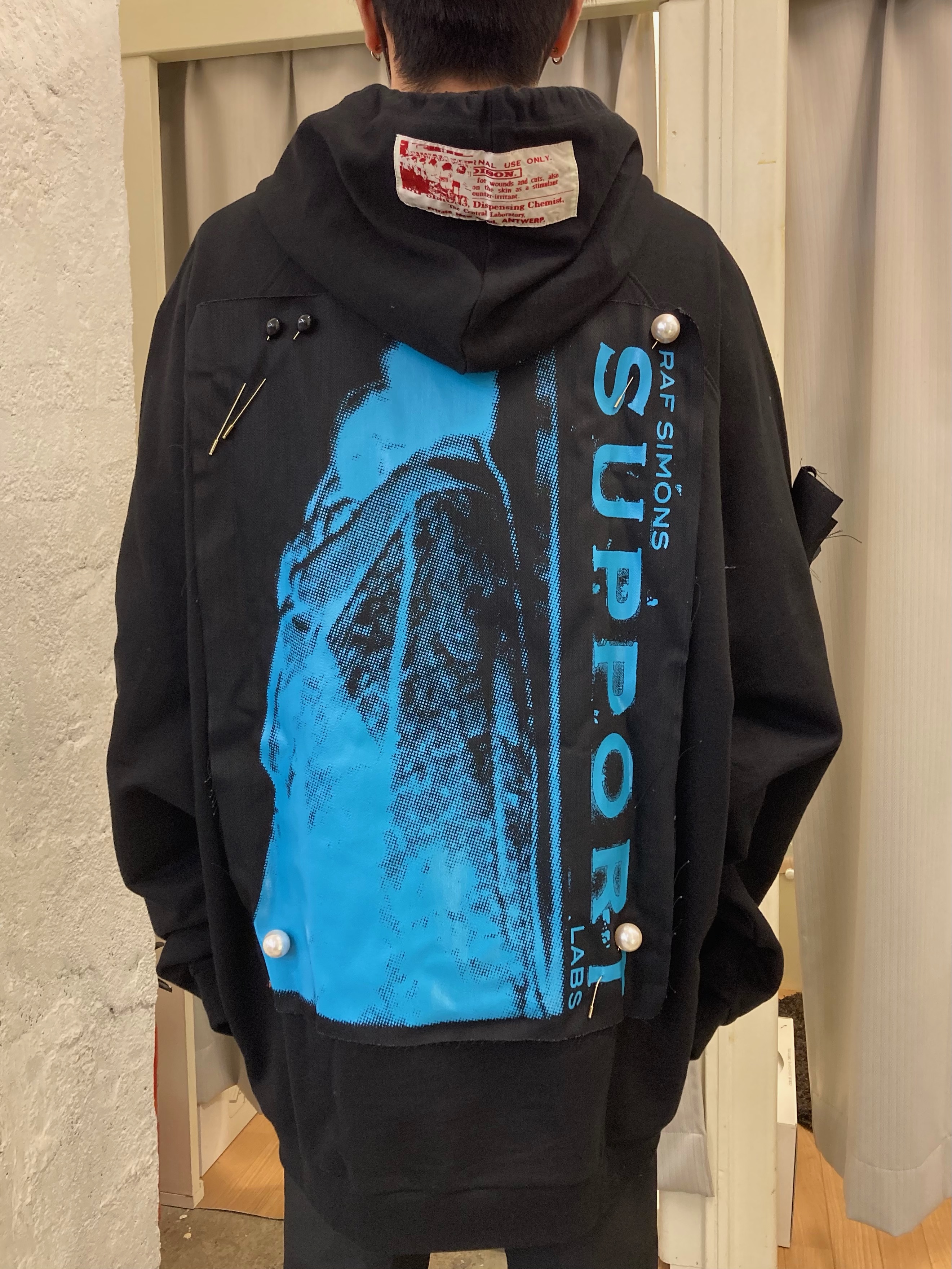 RAF SIMONS】パッチワークプルオーバーパーカー【買取入荷情報 