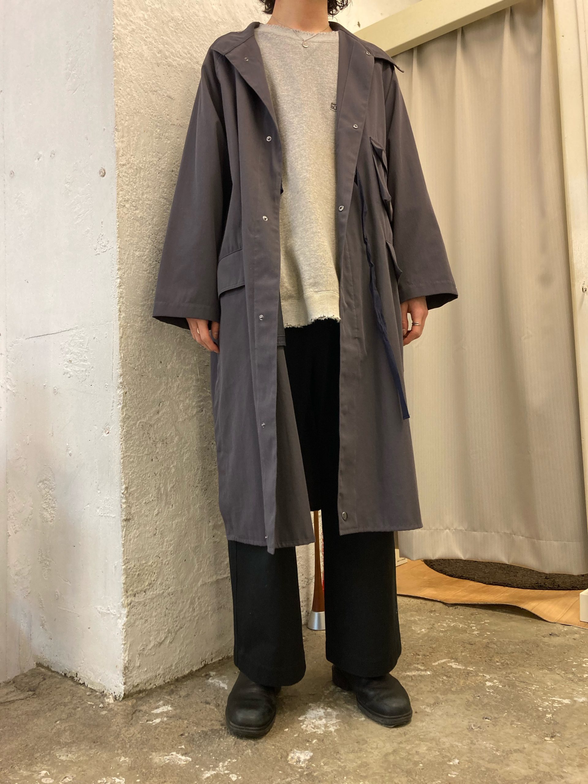 YOKE/ ヨーク】DESERT STORM OVERCOAT オーバーサイズスタンドカラー 