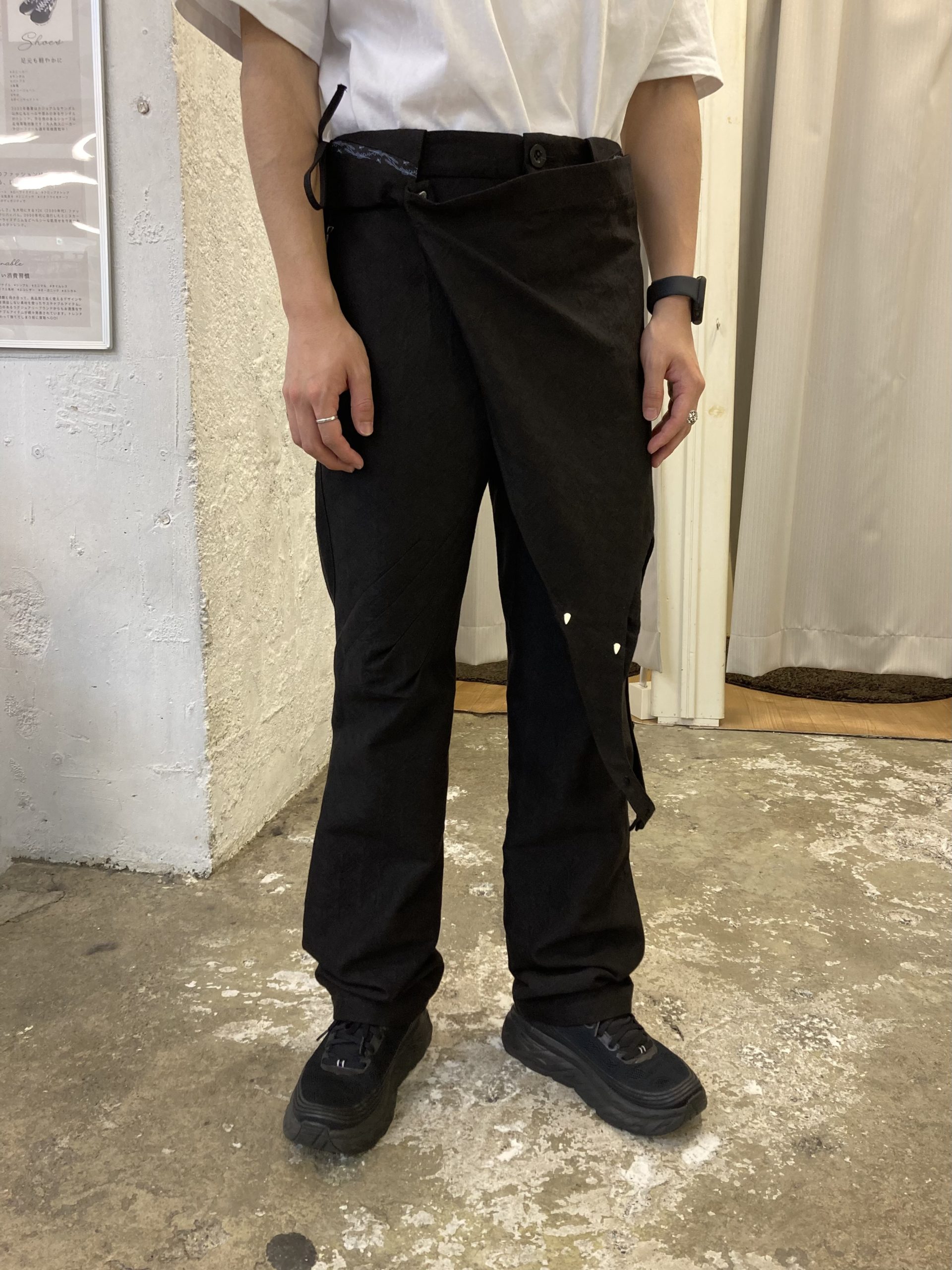 Kiko Kostadinov】「DORSET APRON TROUSER」 エプロントラウザーパンツ 