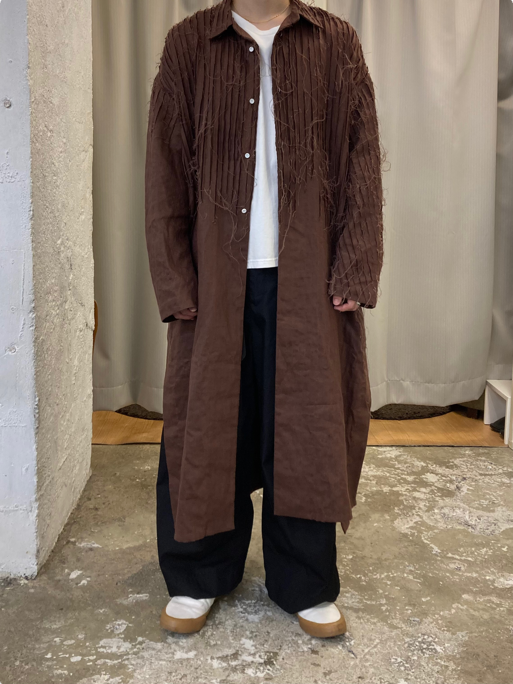 SHINYA KOZUKA】「COATISH SHIRT」 ロングシャツ【買取入荷 