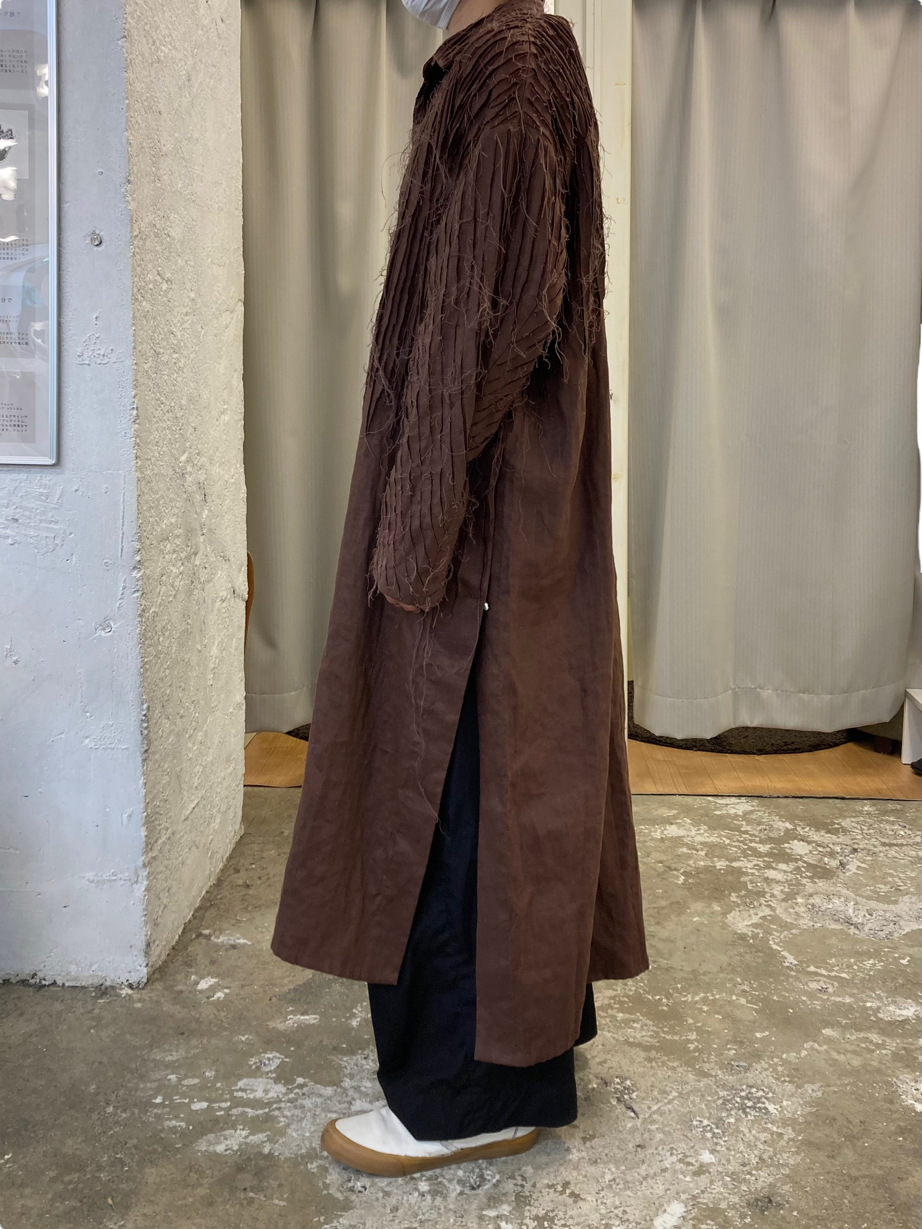 SHINYA KOZUKA】「COATISH SHIRT」 ロングシャツ【買取入荷 