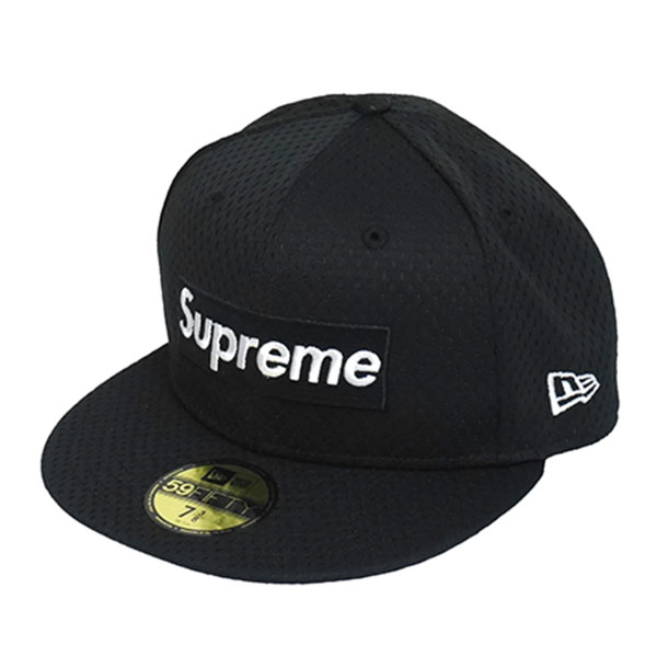 販売実績No.1-Supreme New Eraキャップ 7 5/8• 60.6cm 黒 KIZUW