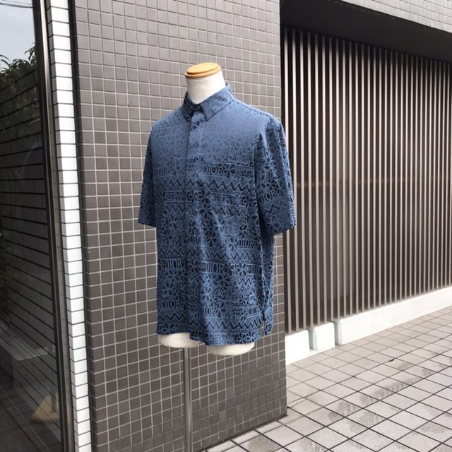 Dior × Shawn Stussy ] 2020SS Total pattern Silk Shirt / 2020SS 総