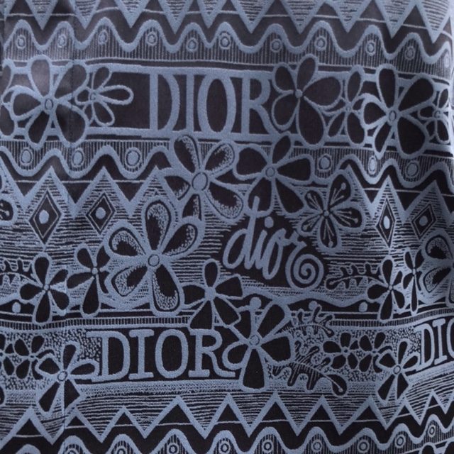 Dior × Shawn Stussy ] 2020SS Total pattern Silk Shirt / 2020SS 総