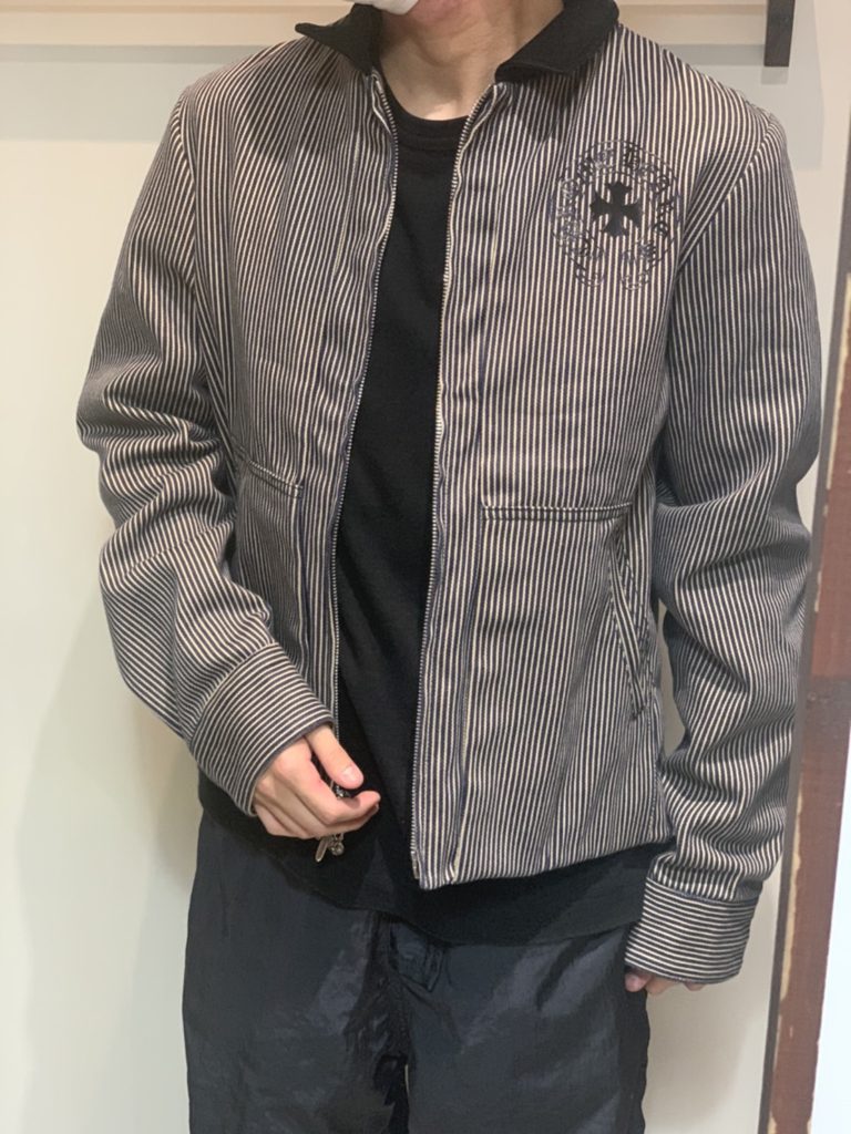 CHROME HEARTS/クロムハーツ】バックプリントストライプワークジャケット【買取入荷情報】  カインドオル（kindal）新宿店｜ブランド古着買取・販売・通販