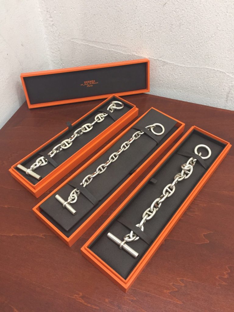 HERMES/エルメス】シェーヌダンクルシルバーブレスレット【買取入荷
