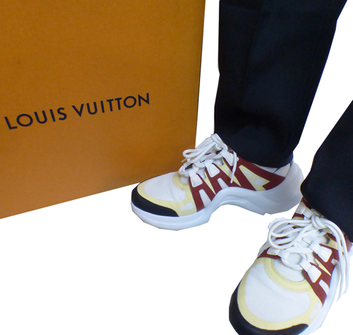 Louis Vuitton】【ルイヴィトン】のレディースもメンズも履ける一足