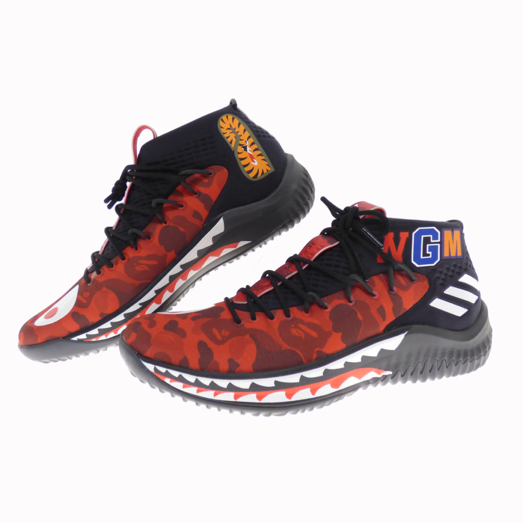 damian lillard shoes bape
