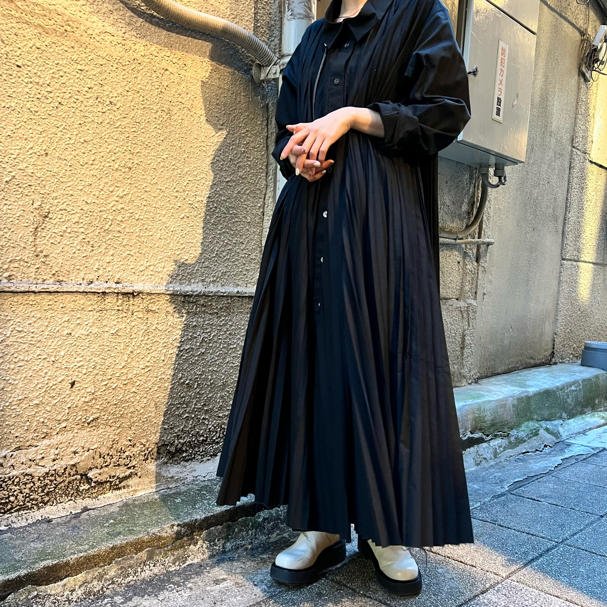 sacai⁄サカイニットライダースドッキングプリーツワンピース sacai⁄サカイニットライダースドッキングプリーツワンピース
