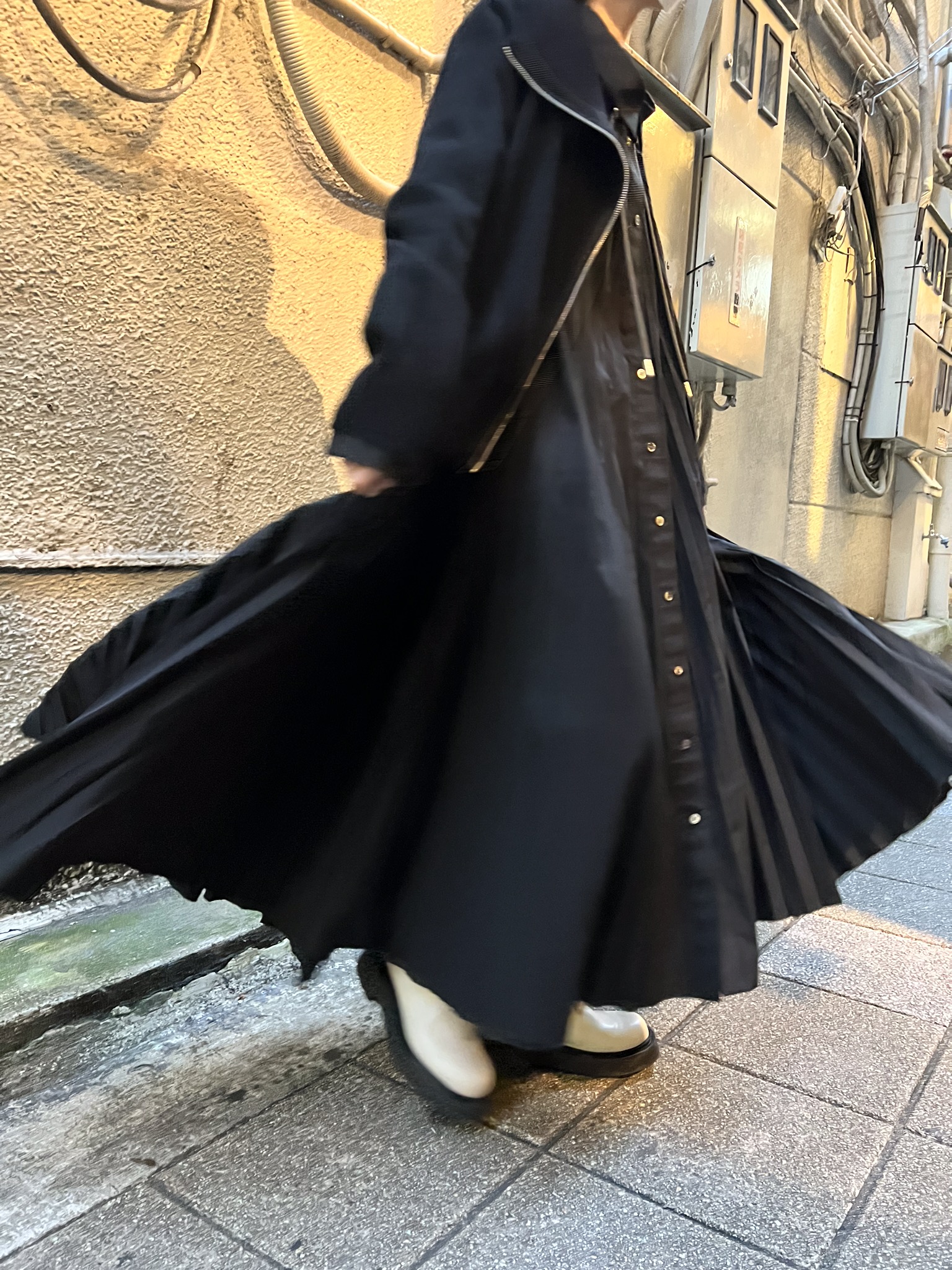 sacai⁄サカイニットライダースドッキングプリーツワンピース sacai⁄サカイニットライダースドッキングプリーツワンピース