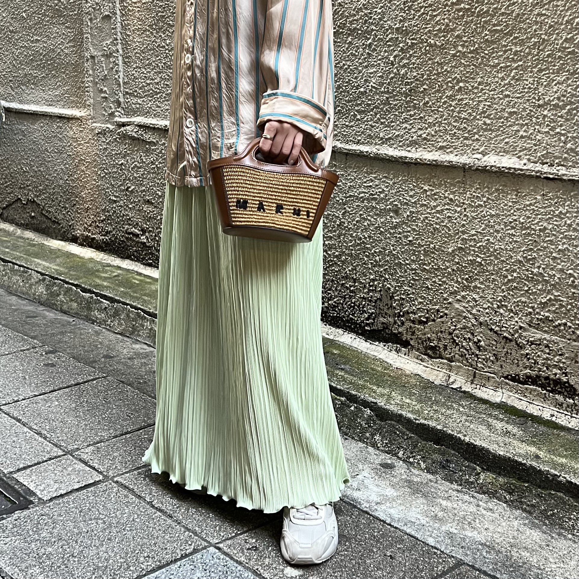 SALE／98%OFF】 MARNI トロピカリア ラフィア マイクロ かごバッグ