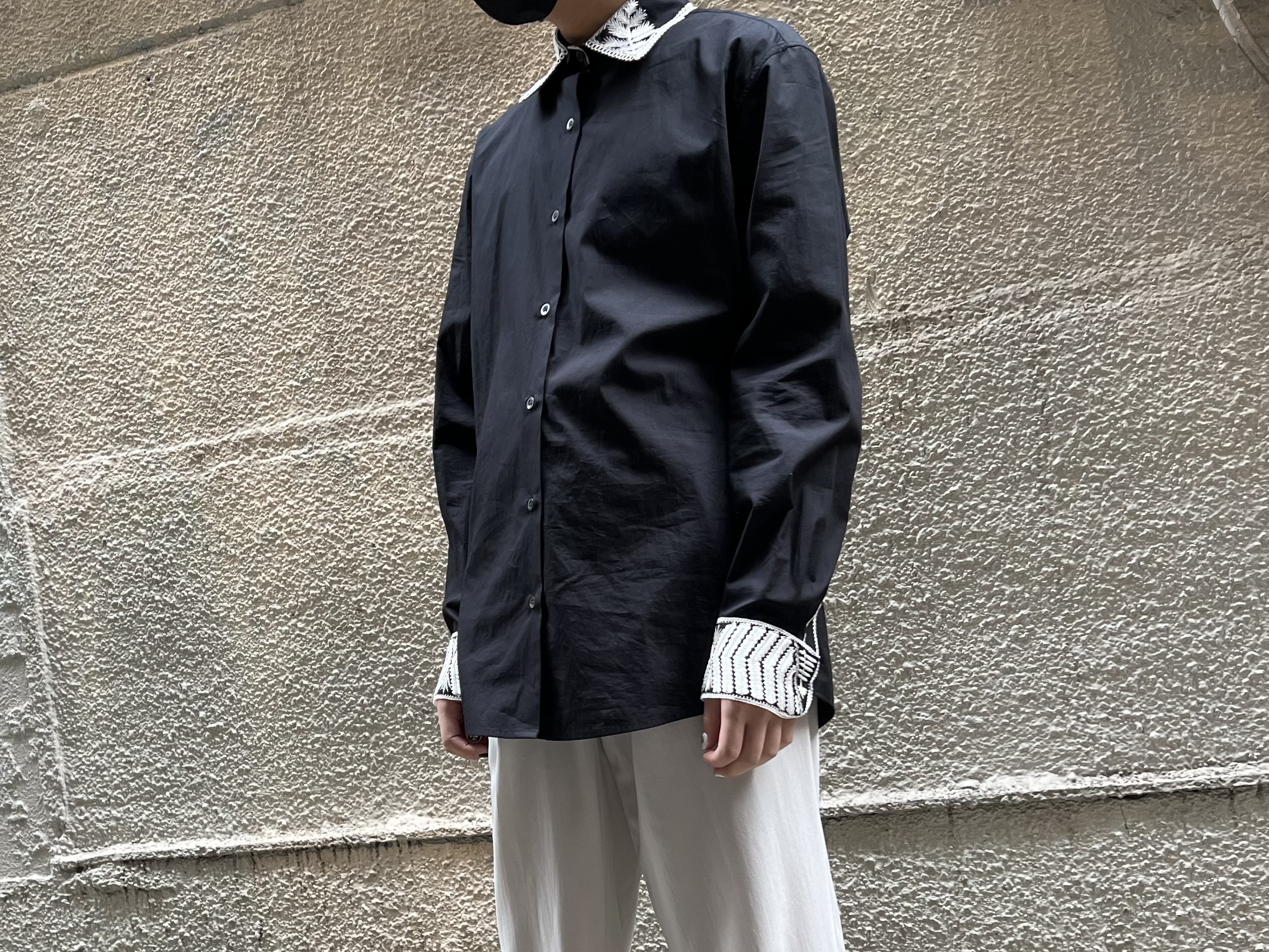 DRIES VAN NOTEN/ドリス・ヴァン・ノッテン】刺繍デザインシャツ【買取  