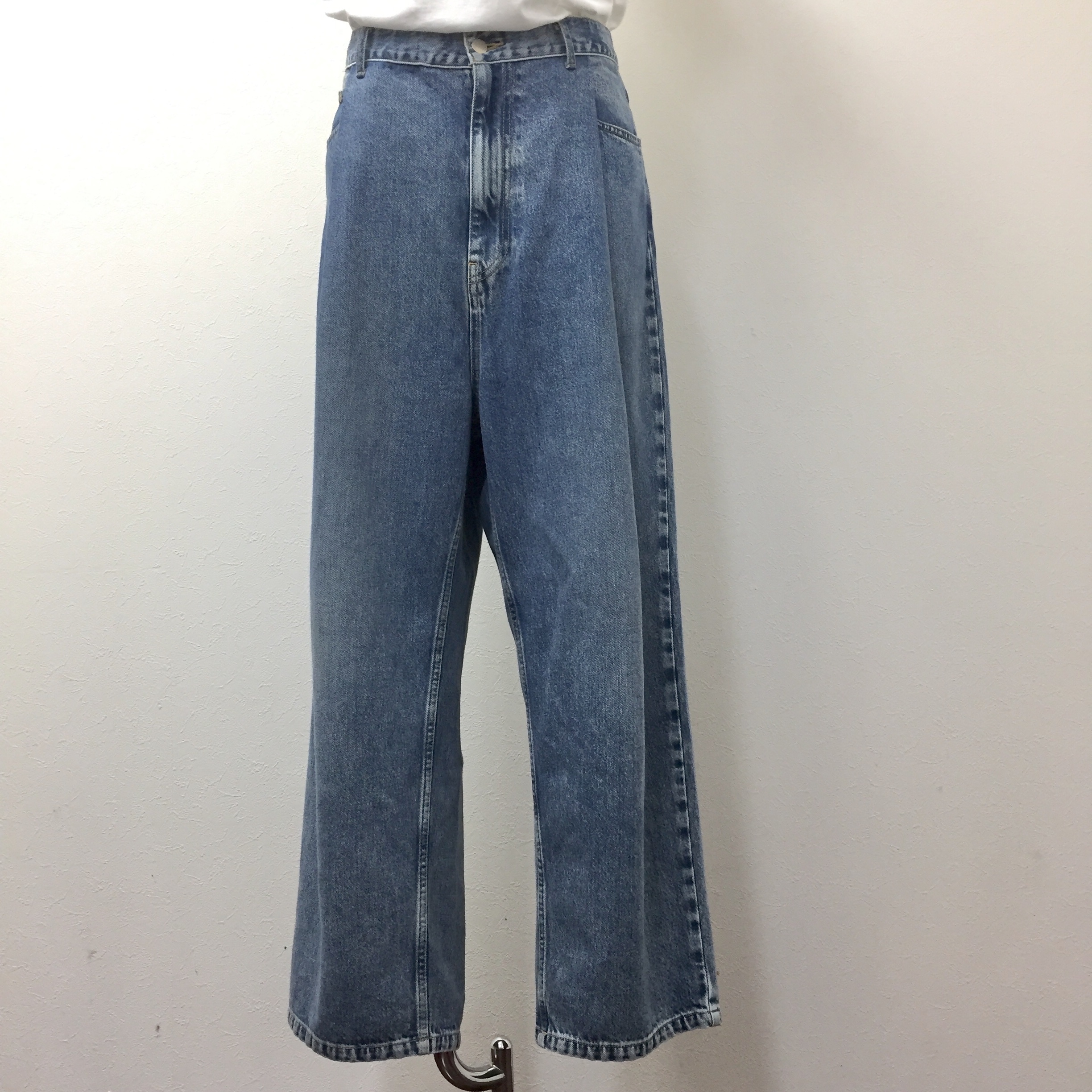 ウル URU COTTON DENIM / TUCK PANTS 1 デニム