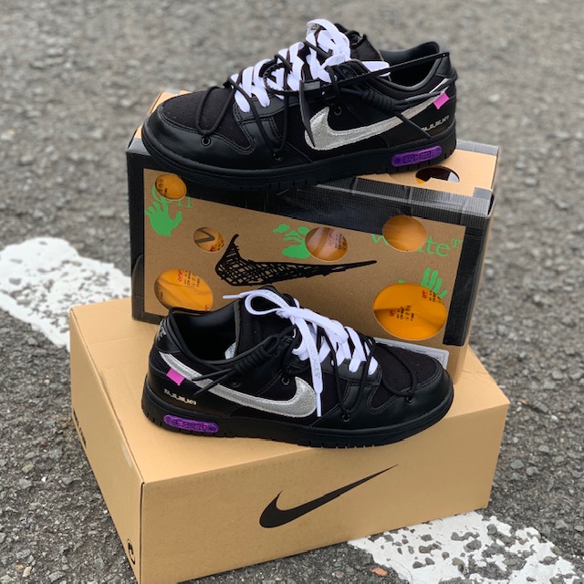 NIKE×OFF WHITE】DUNK LOW OFF-WHITE 1 OF 50 No.50【買取入荷 