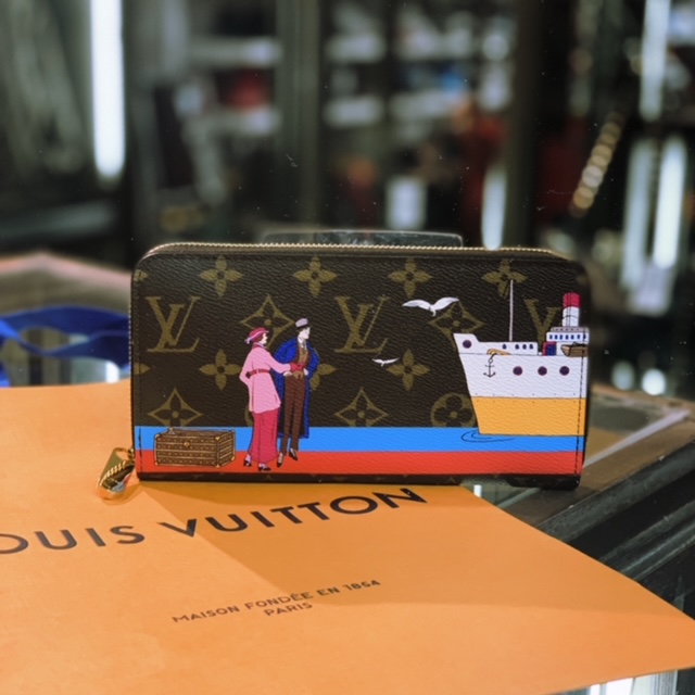 LOUIS VUITTON】モノグラム イリュストレクルーズ ジッピーウォレット 