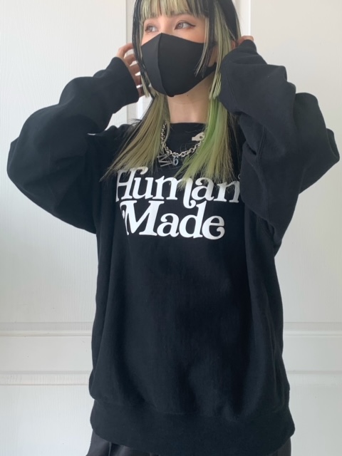 human made × girls don't cry スウェット