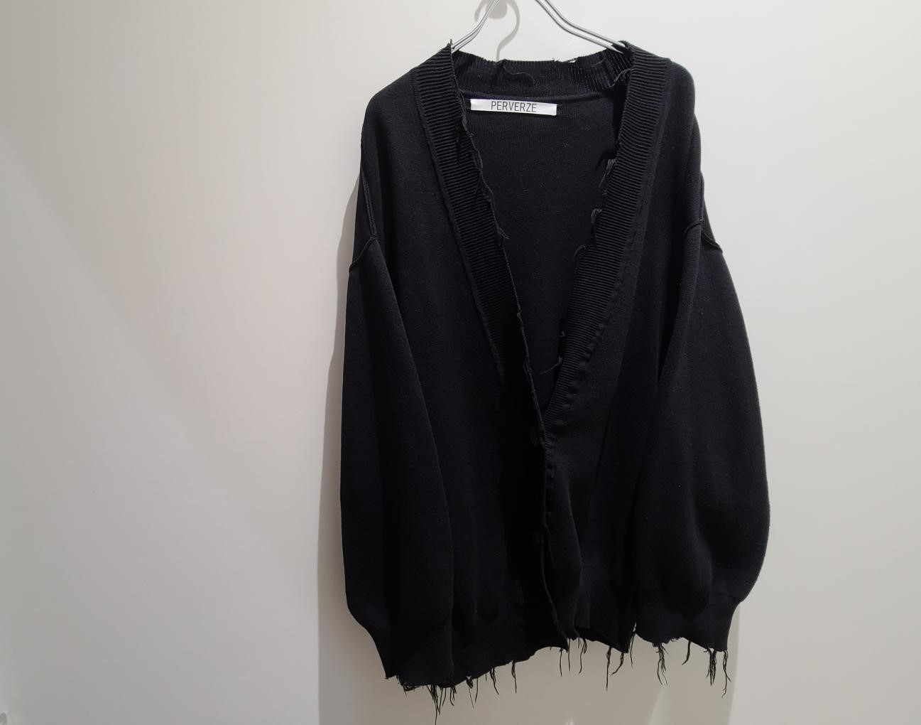 PERVERZE/パーバーズ】20SS Crash wide knit cardigan【買取入荷情報