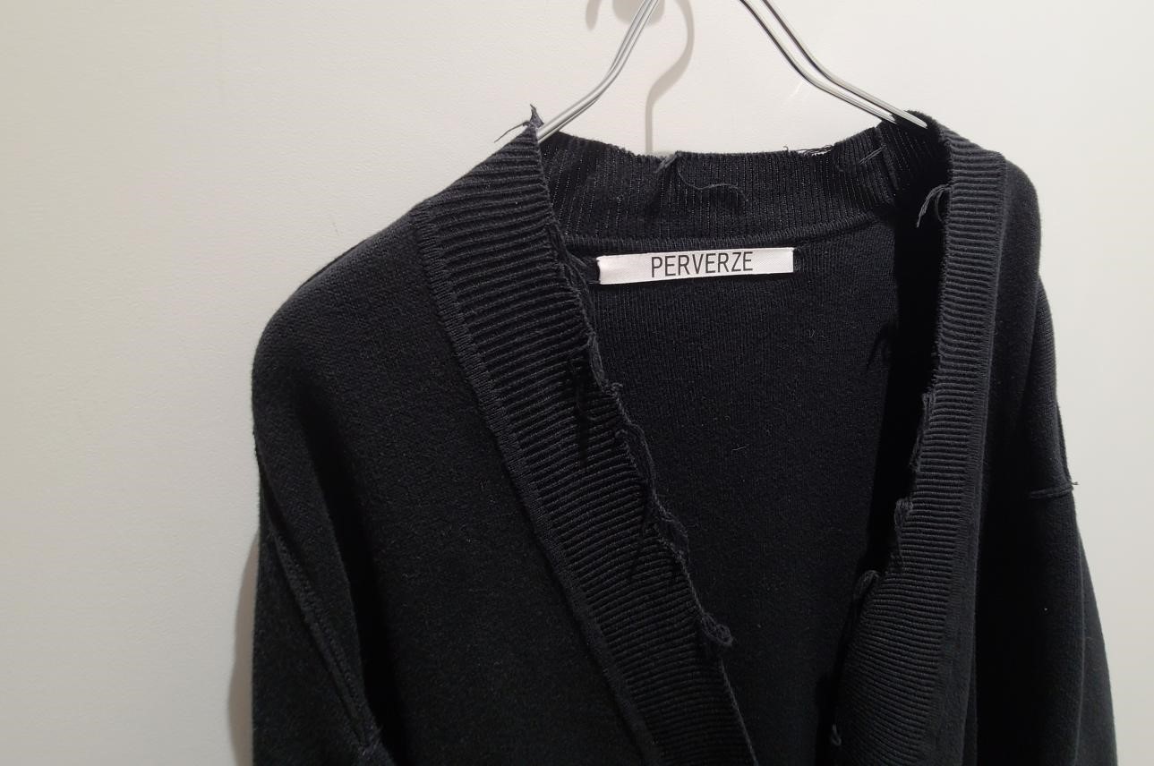 PERVERZE/パーバーズ】20SS Crash wide knit cardigan【買取入荷情報 ...