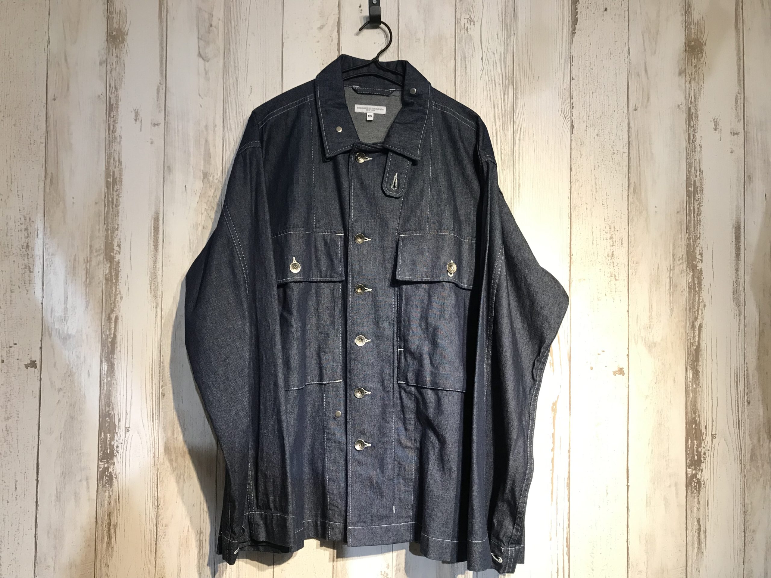 Engineered Garments】M43/2 Shirtjacket-8oz cone denim【買取入荷 